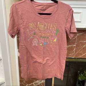 J Crew Los Angeles Collector Tees M